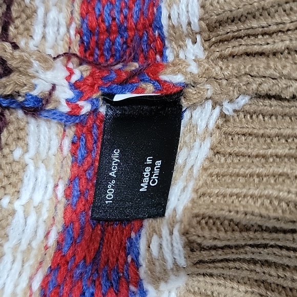 Lane Bryant Faur Isle Boho Cardigan Sweater Women's Plus Size 18/20 - Picture 7 of 10